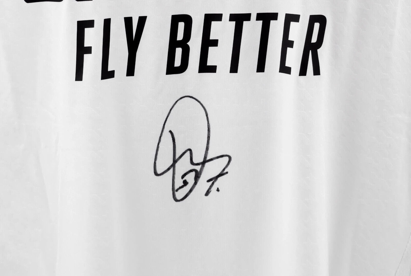 Vinicius Jr Front Signed Real Madrid Home Soccer Jersey with Beckett COA